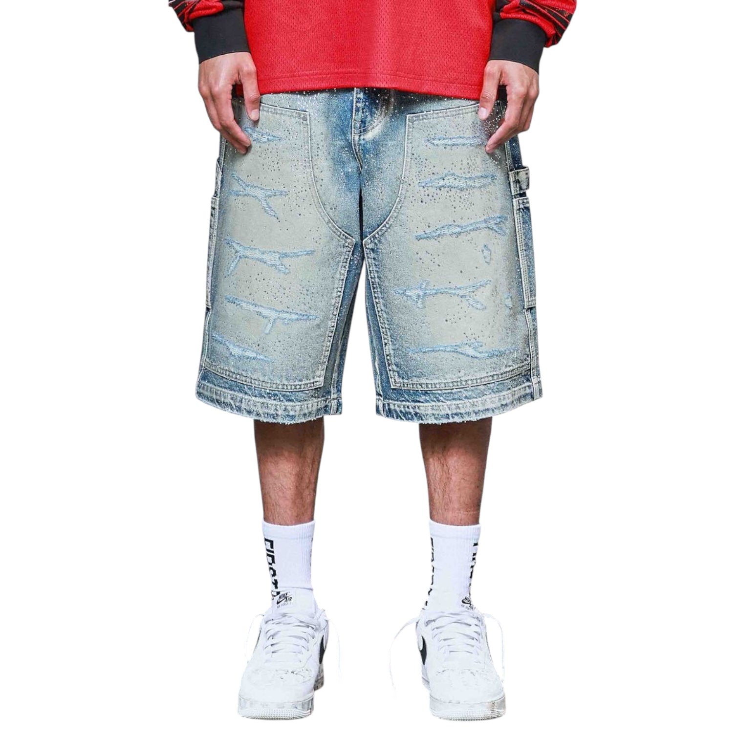 FIRST ROW: Rhinestone Jorts FRS3024